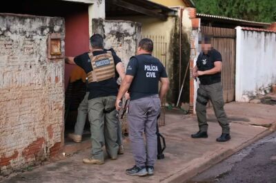 Imagem da notícia Polícia deflagra 2ª fase da Operação Argos contra o tráfico em Aparecida do Taboado
